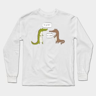 See Ya Later Alligator, In A While Crocodile Long Sleeve T-Shirt